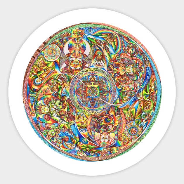 Mandala BUDDHA Sticker by ARTofDiNo